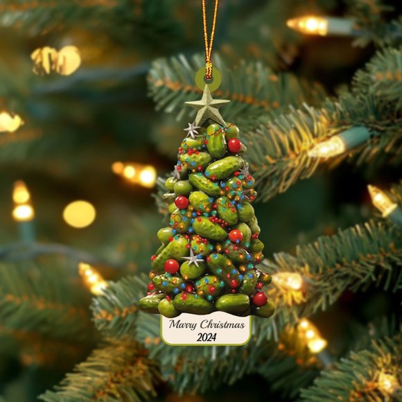Christmas Tree Car Pendant Christmas Acrylic Decoration Decorations