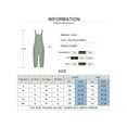 thumbnail image 2 of Enwejyy Pocket Casual Canvas Solid Women Jumosuit, 2 of 2