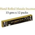 thumbnail image 3 of Natural Masala Incense Sticks for Home Fragrance Handcrafted Organic Agarbatti with Protective Aroma, 180g Box (Evil Spirit Repelling Blend), 3 of 6