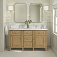 thumbnail image 4 of James Martin Vanities 424-V60D-BKO-1WZ Lorelai 60" Double Basin Wood Vanity Set - Black, 4 of 6
