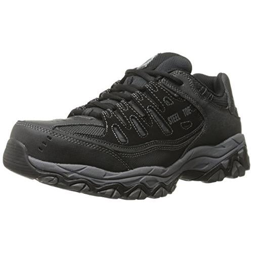 Skechers Work Cankton Up Steel Toe Safety Shoes - Wide Available - Walmart.com