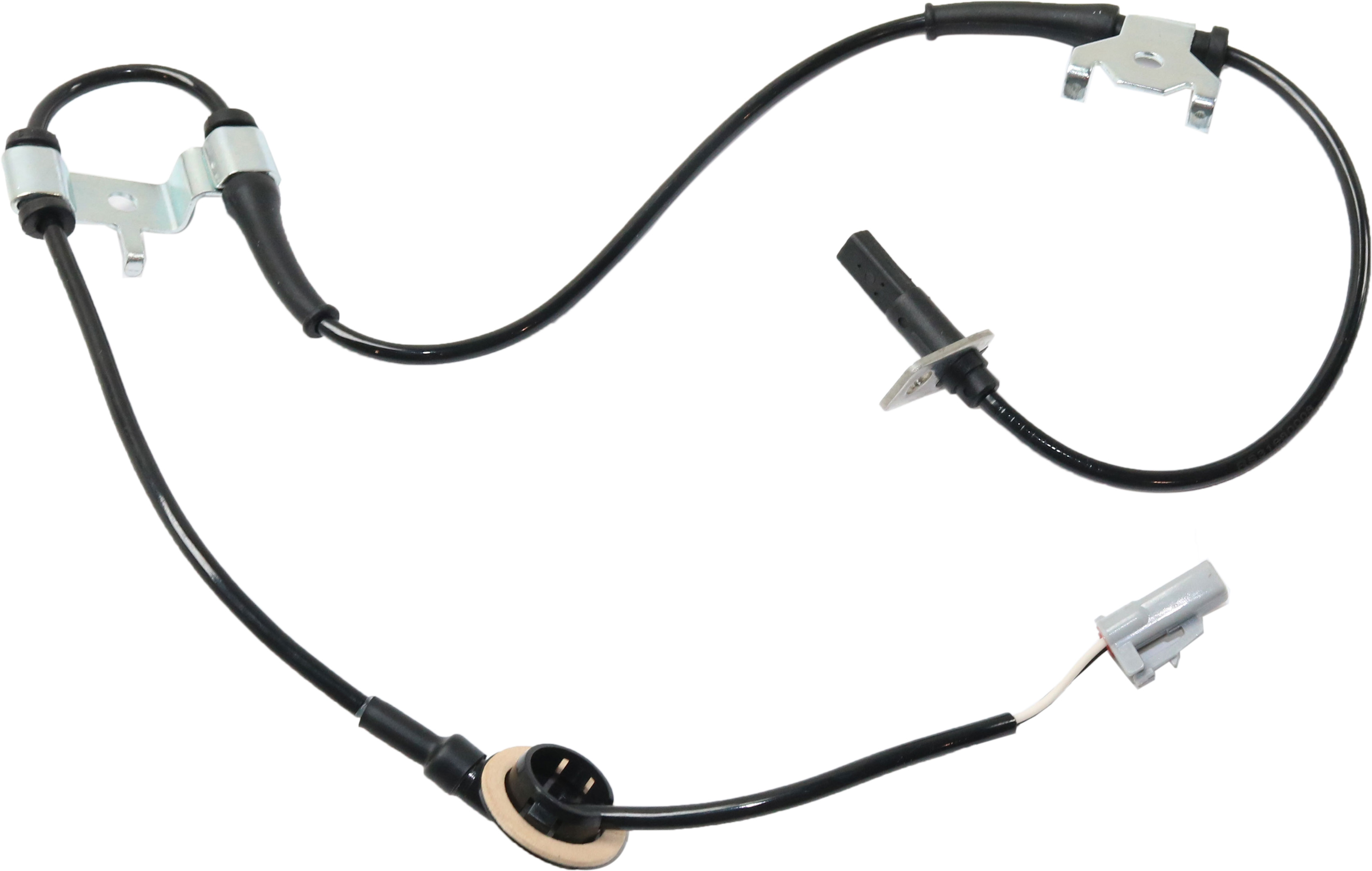 ABS Speed Sensor Compatible with 2006-2013 Suzuki Grand Vitara Front, Driver Side 4 Cyl 2.4L Male Connector Blade type 2-Prong Terminal