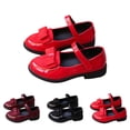 thumbnail image 5 of Otqutp Mary Jane Shoes for Girls Bow School Dress Flats Non-Slip School Shoes Toddler Princess Leather Shoes for Kids, 5 of 5