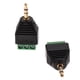 thumbnail image 4 of Paquete de 2 Conectores de 2,5 Mm Conector de Bloque de Terminales de 3 Tornillos Adaptador AV Hugo Enchufe de cable de audio, 4 of 8