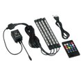 thumbnail image 1 of Riwesomey Tira de luces LED para coche, lámpara de cadena, atmósfera, resistente al agua, tira de luces LED, Control remoto, lámpara 5050 9LED Bombillas para automóviles Riwesomey VI000785-00, 1 of 6
