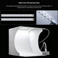 thumbnail image 4 of Photo Studio Box, Mini Photo Shooting Tent Kit, Foldable Photography Lighting Softbox with 6 Colors Photography Backdrops for Advertising Photography Lighting Tool 22x23x24cm, 4 of 7