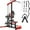 Red, variant on MITONOS 3 in 1 LAT Pulldown Machine,LAT Row Cable Machine with AB Crunch and Cable Row Attachments for Home Gym,High or Low Pulley Stations (Red)
