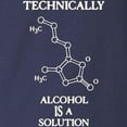 thumbnail image 3 of CafePress - Alcohol, A Solution Long Sleeve Dark T Shirt - Long Sleeve Dark T-Shirt, 3 of 4