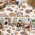 thumbnail image 5 of Area Rugs 2.7'x5', Abstract Geometric Carpet for Living Room Bedroom Dining Room, Farmhouse Vintage Polka Dot Red Brown Throw Kitchen Rugs Non Slip Washable Rectangle Indoor Outdoor Rugs, 5 of 8