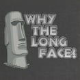 thumbnail image 2 of CafePress - Why The Long Face? Maternity Dark T Shirt - Maternity Dark T-Shirt, 2 of 3