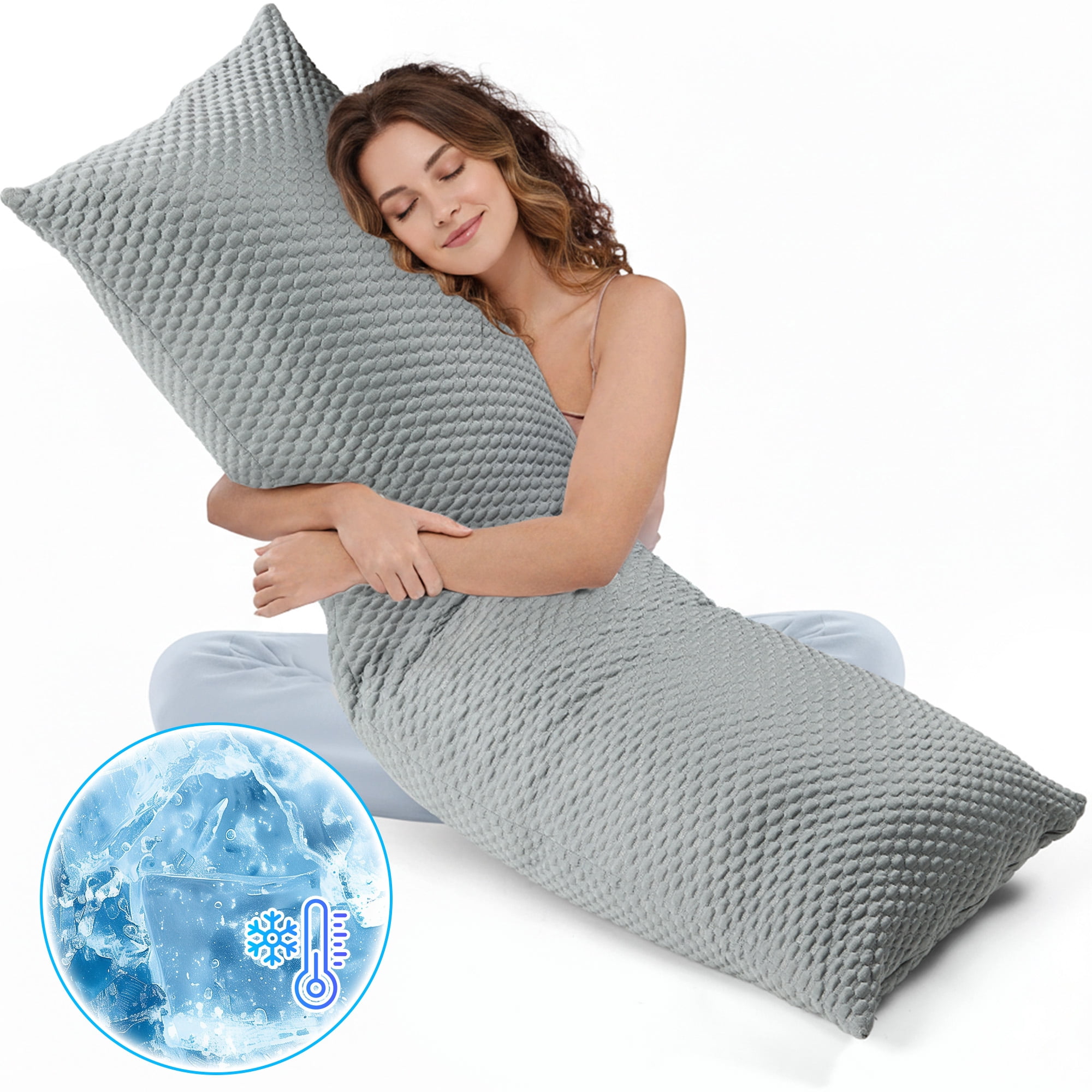 Technogel Anatomic Cooling Gel King Size Pillow, Ergonomic Design