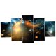 thumbnail image 3 of Juego de 5 paneles decorativos para manualidades, pintura sobre PVC. Color Vía Láctea Galaxy, 3 of 5