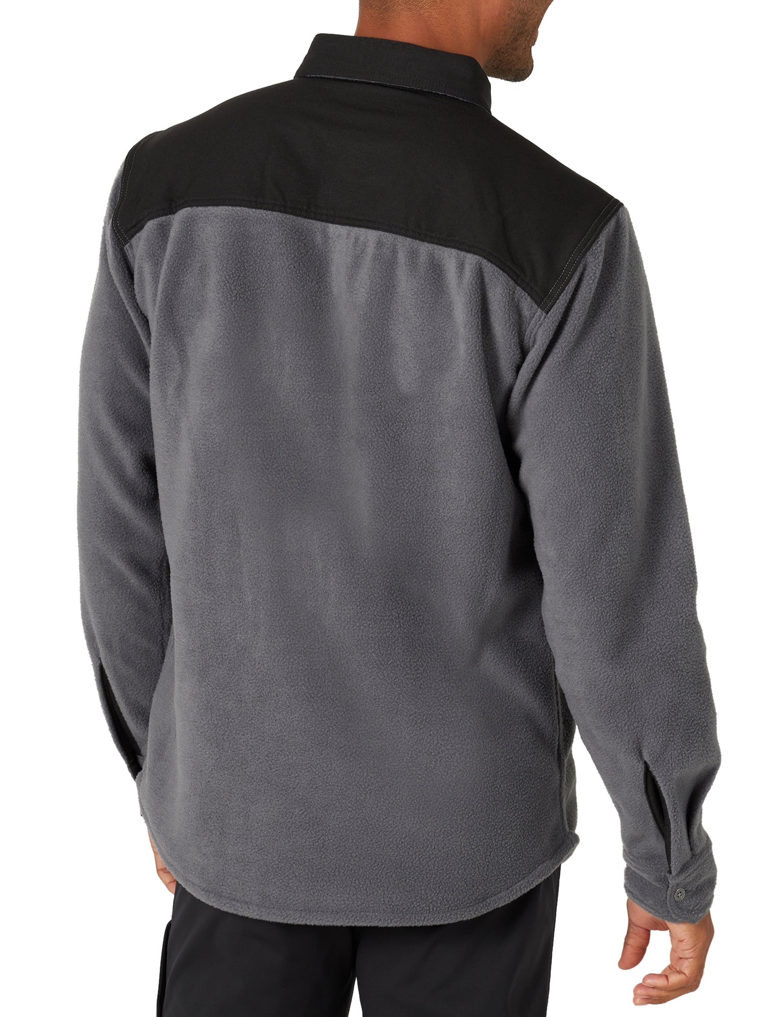 Wrangler Men's Outdoor Overlay Fleece Shirt