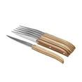 thumbnail image 4 of Laguiole Sens 6-Piece Steak Knife Set - Light wood handle, 4 of 5