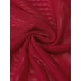 thumbnail image 5 of DARING DIVA Women's Ruched Asymmetrical Flowy Dance Skirts M Dark Red, 5 of 5