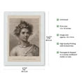 thumbnail image 2 of Hawaiian Native Girl - Woman of the Sandwich Islands - Vintage Engraved Illustration by John Webber c.1770s - Japanese Unryu Rice Paper Art Print (Unframed) 12 x 16 in, 2 of 4