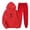 Red#1, variant on Titcea Sweatsuits Women 2 Piece Outfit Fashion Print Fleece Hoodie Drawstring Sweatpants with Pockets Baggy Casual Athletic Matching Set