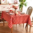thumbnail image 3 of Valentine''s Day Tablecloth 60×84 Inch, Watercolor Love Hearts Red Washable Table Cover for Party Picnic Dinner Decor, 3 of 6