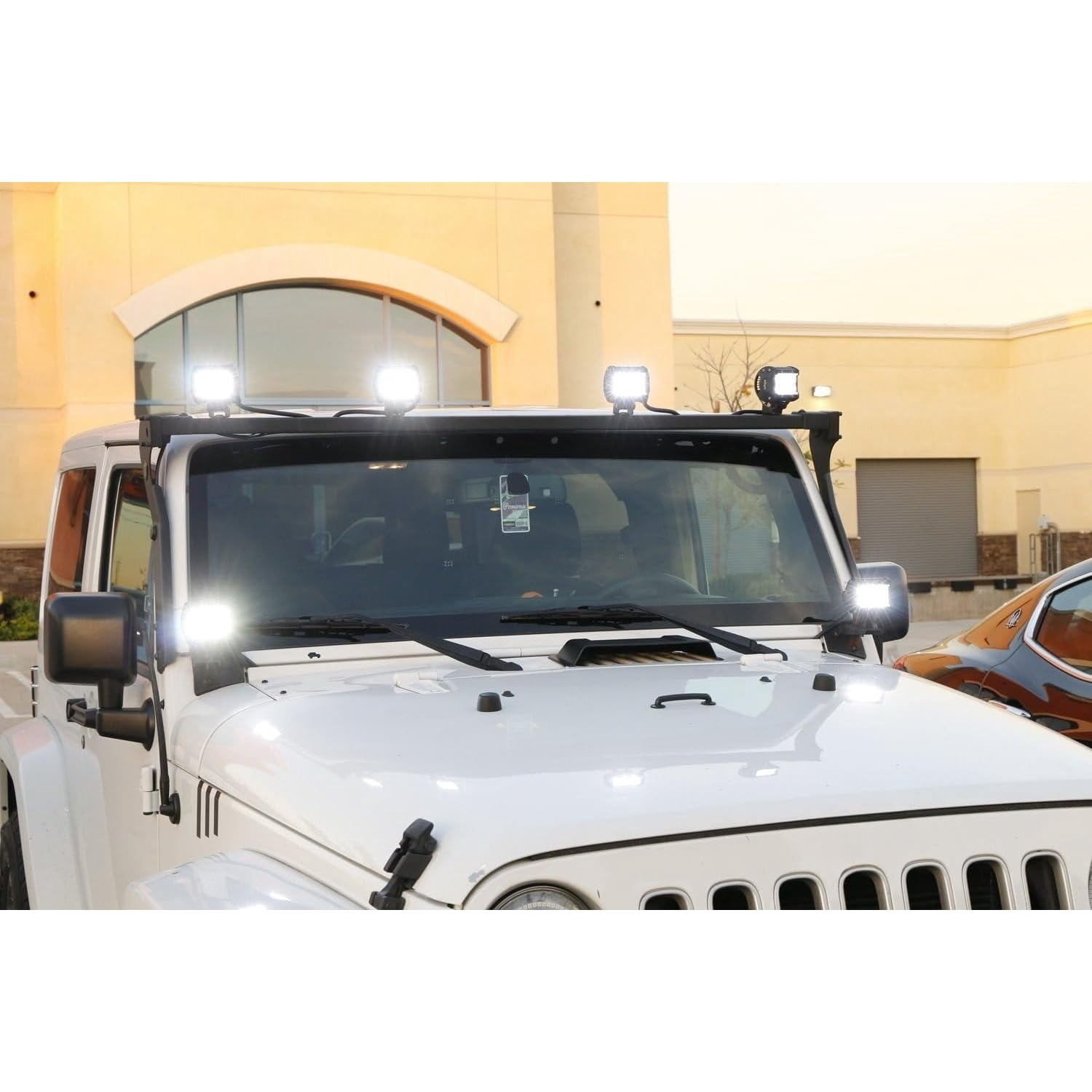 Xenon White 36W LED 3-Inch Pod Lights For Jeep Truck SUV Off-Road ATV 4x4 Fog Driving Lights, Backup Reverse Lamps, Search Lighting, etc