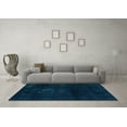 thumbnail image 3 of Ahgly Company Indoor Rectangle Abstract Light Blue Modern Area Rugs, 6' x 9', 3 of 4