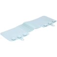 thumbnail image 1 of Protector contra salpicaduras plegable para fregadero con ventosas, deflector de agua, protector contra salpicaduras, utensilio de cocina, accesorio de cocina ecológico, 16,7x6,7x0,4 pulgadas (azul claro) ER, 1 of 5