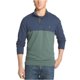 thumbnail image 2 of IZOD Camiseta henley con bloques de color para hombre, verde, grande IZOD henley, 2 of 2