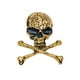 thumbnail image 5 of Qarigey Broche de calavera de estilo Punk, broches encantadores de tibias cruzadas para mujer, joyería de moda para el Día de San Valentín, Pascua, Type2 NO2 Qarigey CBP191853, 5 of 5