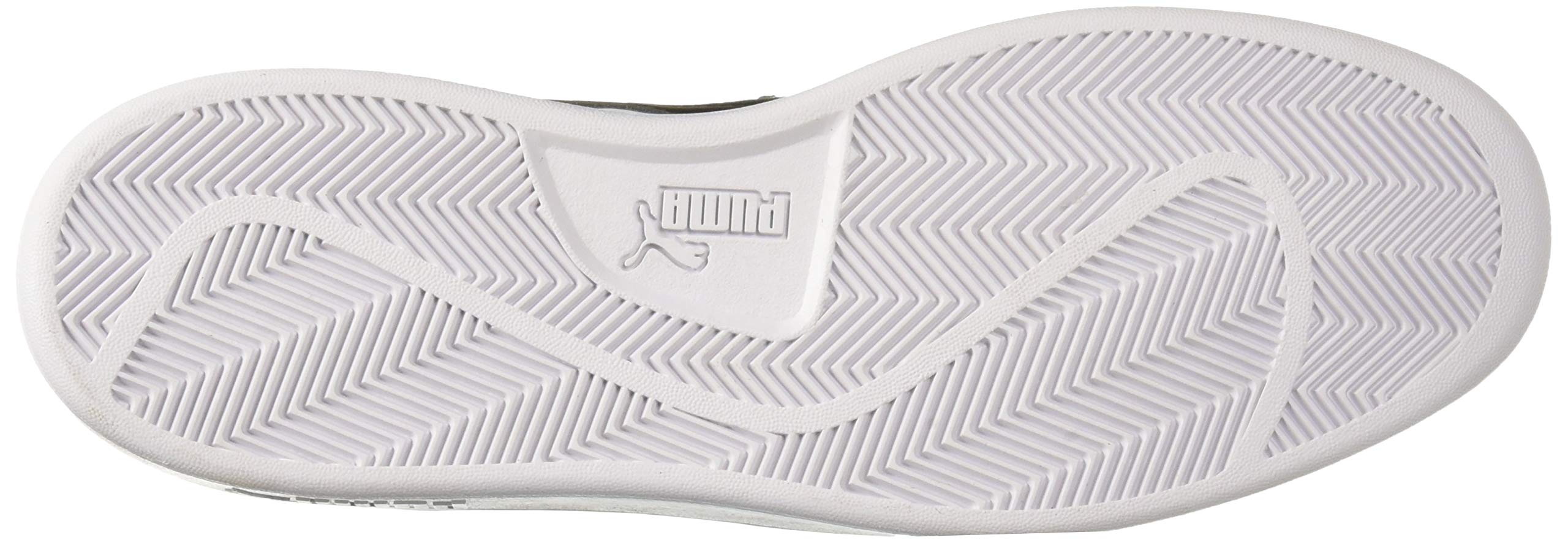 PUMA Men's Smash V2 Casual Sneaker - White or Black Mens Tennis Shoes (White/Black, 8) - image 4 of 8