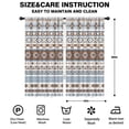 thumbnail image 2 of Blackout Kids Curtains,Boho Bohemia Geometric Line Art Childrens Insulated Curtains Set Of 2,Bedroom Essentials,Toddler Room Decor 42"x84"(106x213cm), 2 of 4