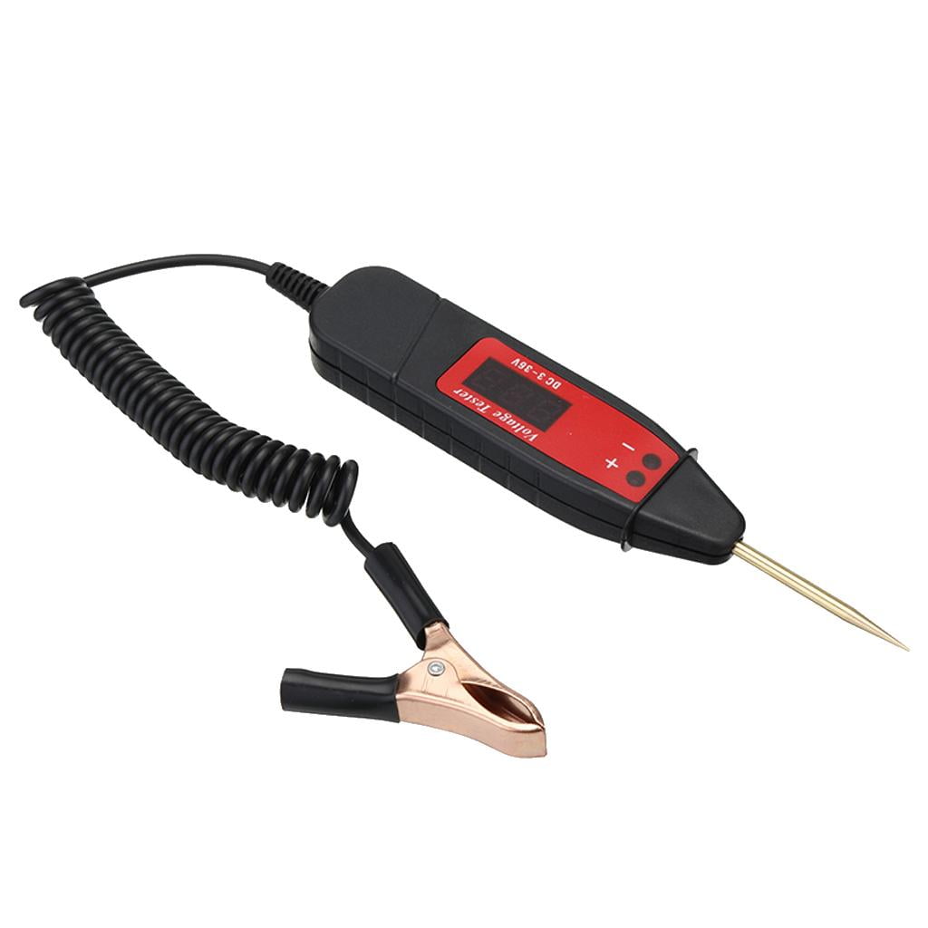 LCD Automobile Voltage Circuit Test Pencil DC3-36V LED Light Tester Detector 