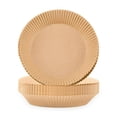 thumbnail image 2 of 50 Pcs Doublure de Friteuse à Air Chaud Imperméable Papier Parchemin Résistant à la Chaleur Antiadhésif Absorption d'Huile pour Rôtissage Barbecue Camping Blanc, 2 of 9