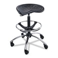 thumbnail image 1 of Scranton & Co Chaise de Dessin Noire avec Base Chromée, 1 of 2