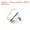 Silver Tone, variant on Uxcell 10x9mm Stainless Steel No Tie Shoelace End Clips Glossy Type, Gold 100 Pack