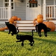 thumbnail image 7 of Black Cat Halloween Decor 8 X 7 Inch Silhouette Yard Stake, Glow in The Dark Halloween Decorations, Spooky Halloween Decor for Outdoor Lawn Garden, 1 Pack, 7 of 7