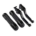 thumbnail image 2 of Miulika Motorcycle Clutch Brake Levers Set Stable Performance Easily Install Folding Black, 2 of 9