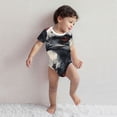 thumbnail image 3 of Kdxio Red Black Ink Style Bald Eagle Pattern Unisex Baby Cotton Short Sleeve Bodysuits-6 Months, 3 of 5