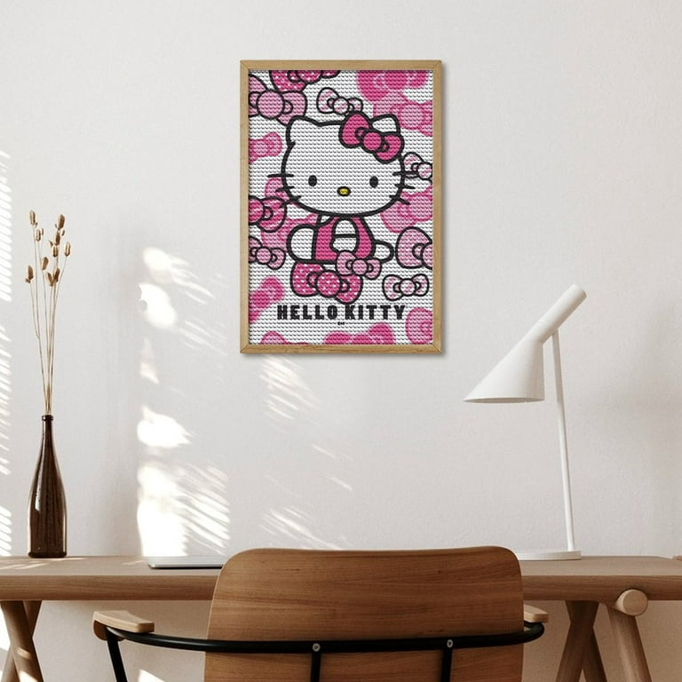 Hello Kitty Crystal Rhinestone Diamond Painting Kits With/ Without