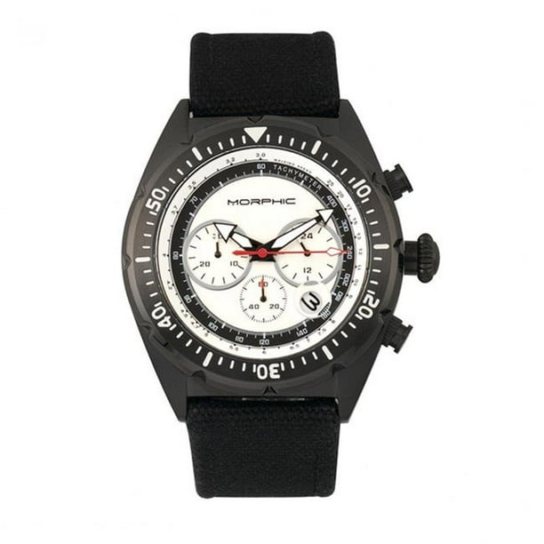 Morphic MPH5304 45 mm M53 Series Chronograph Fiber Weaved Leather