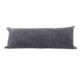 thumbnail image 1 of Funda de almohada corporal EVOLIVE, suave piel sintética de microvisón, 21 x 54 cm, gris, 1 of 5