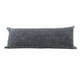 thumbnail image 1 of Funda de almohada corporal EVOLIVE, suave piel sintética de microvisón, 21 x 54 cm, gris, 1 of 5