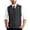 #03Dark Gray, variant on Men's Casual Sleeveless Knit Vest with Button Closure, V-Neck Lightweight Waistcoat, Ideal for Office Attire and Everyday Comfort Gray S