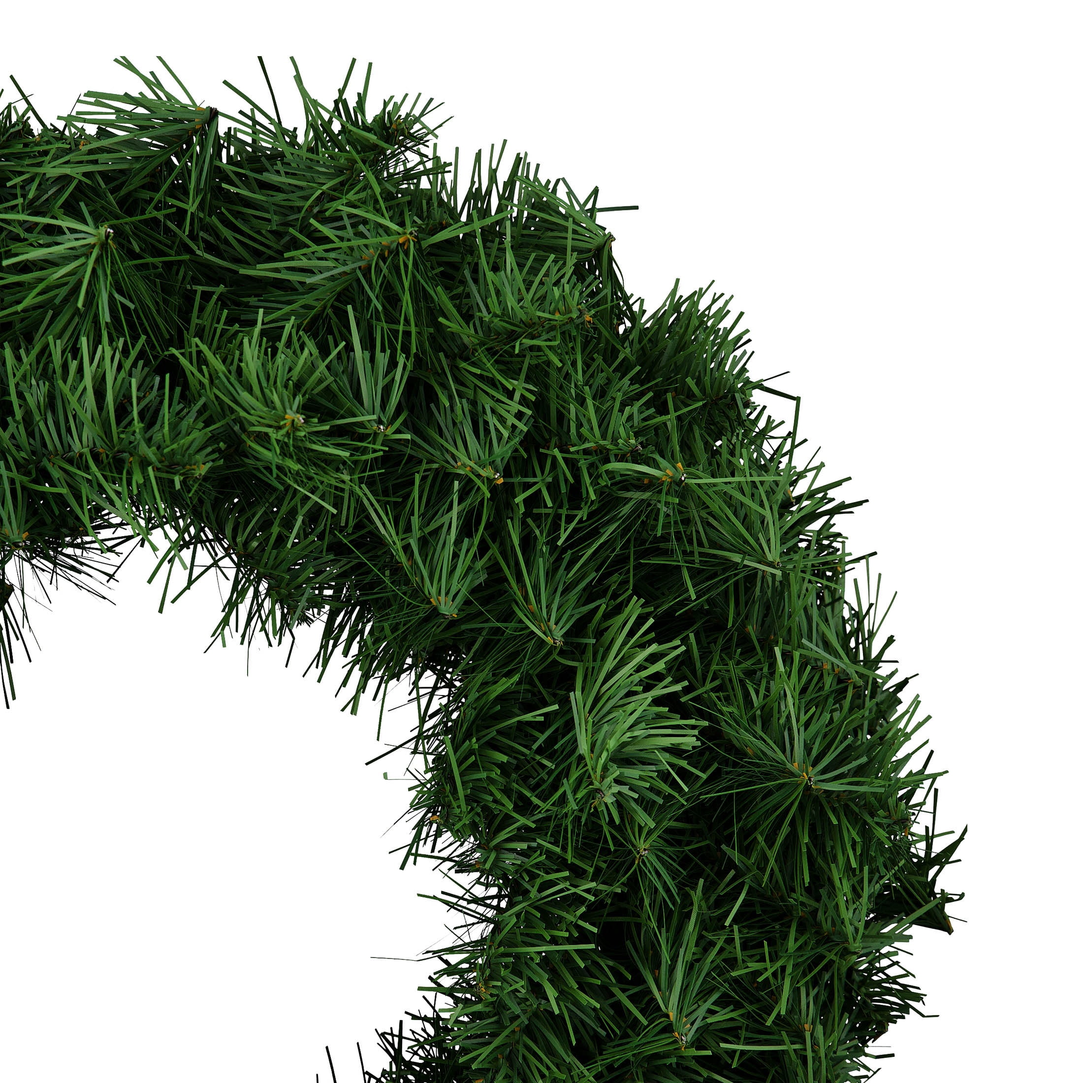 Non-Lit Basic Artificial Christmas Wreath, Green, 20", by Holiday Time