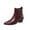 Wine, variant on jsaierl Plus Size Ladies Autumn And Winter Boots Pointed Toe Thick High-heeled Boots