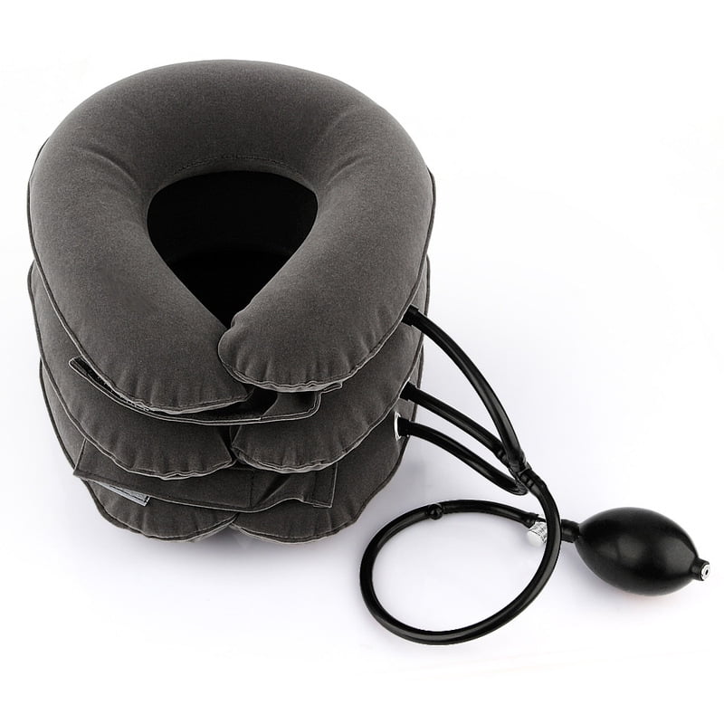 Totoro Hero   Inflatable Neck Tractor Relaxation Pillow Travel Soft Cervical Vertebra Traction Neck Relief Posture Correction Stretching Brace