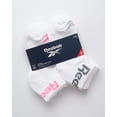 thumbnail image 2 of Pack de 6 pares de medias deportivas Reebok para mujer, corte cuarto, acolchadas y cómodas, 2 of 7