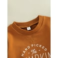 thumbnail image 4 of Toddler Baby Halloween Outfit Girl Boy Crewneck Sweatshirt Long Sleeve Letter Pullover Sweater Fall Clothes, 4 of 7