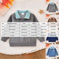 thumbnail image 4 of KPOPLK Tee Tops for Boys Toddler Baby Long Sleeve Embroided Polo Shirt Fall Winter Clothes 1T 2T 3T 4T,Size 2-3 Years, 4 of 8