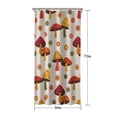 thumbnail image 5 of Red Mushroom Flower Light Pattern Shower Curtain 36"x72" ,Bathroom Decorative Shower Curtains Set with 12 Hooks,Modern Waterproof Washable Shower Curtain, 5 of 6