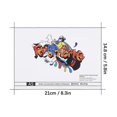thumbnail image 4 of 4Pcs Marker Pad PlasticBound HandPainted Marker Pen Special Book Paper Painting Tools, 4 of 4