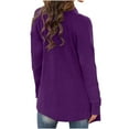 thumbnail image 3 of Cardigan Ouvert pour Femmes Manches Longues Léger Cardigan en Tricot Habillé Veste Décontractée d'Automne, 3 of 6